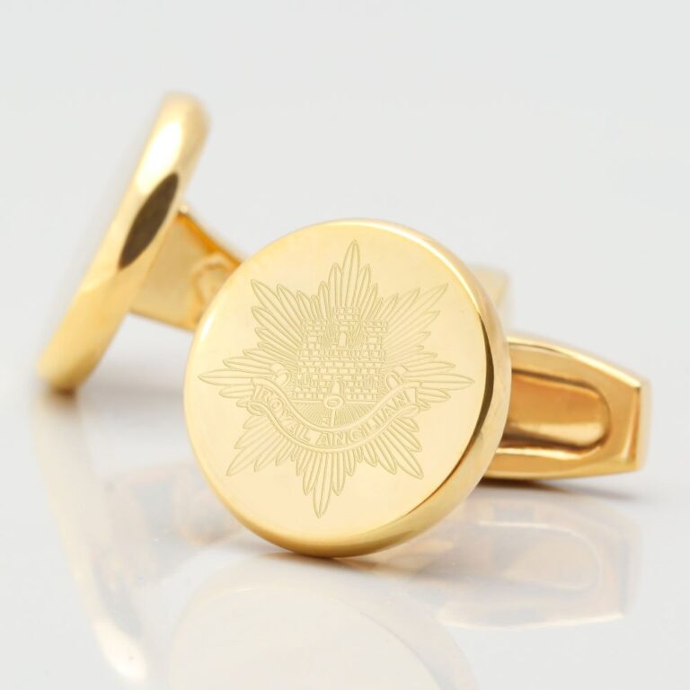 Royal Anglian Regiment Engraved Gold