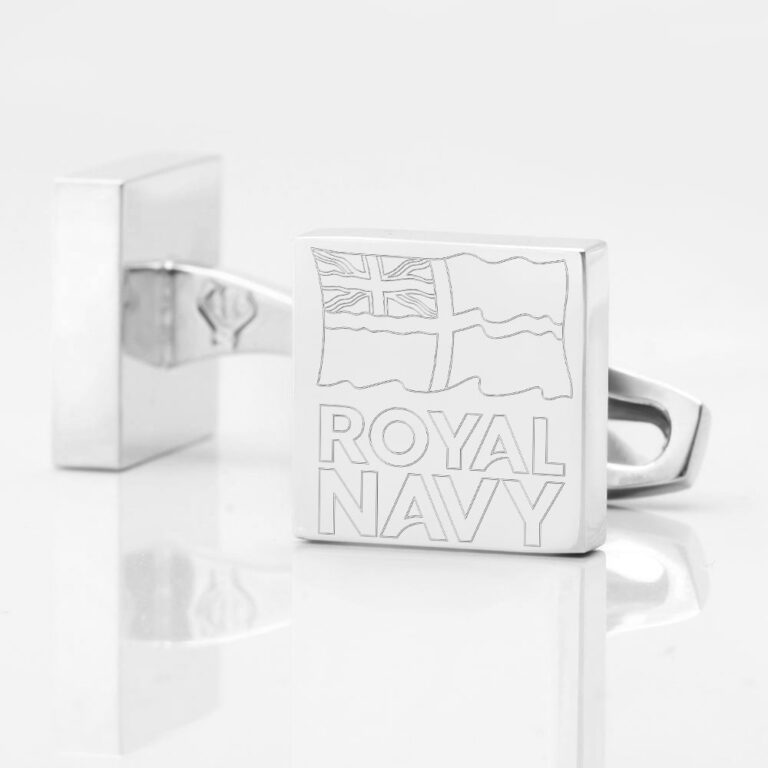 Royal Navy Engraved Silver