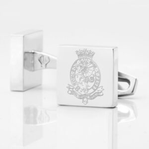 Royal Wessex Yeomanary Engraved Silver Cufflinks