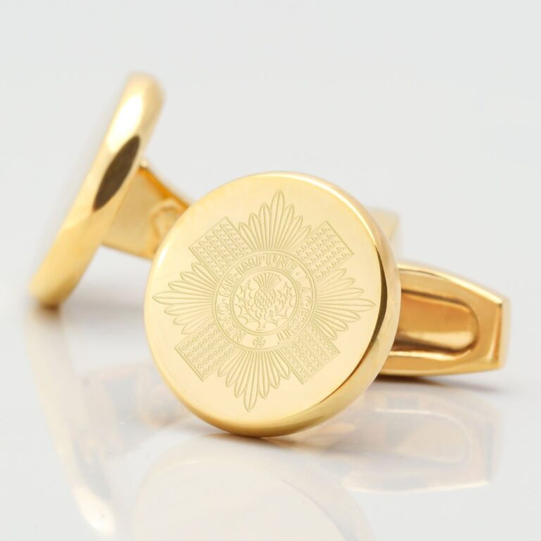 Scots Guard Engraved Gold