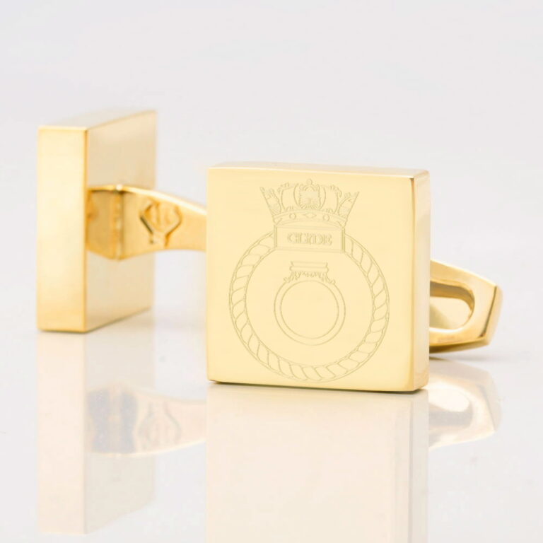 HMNB Clyde Engraved Gold