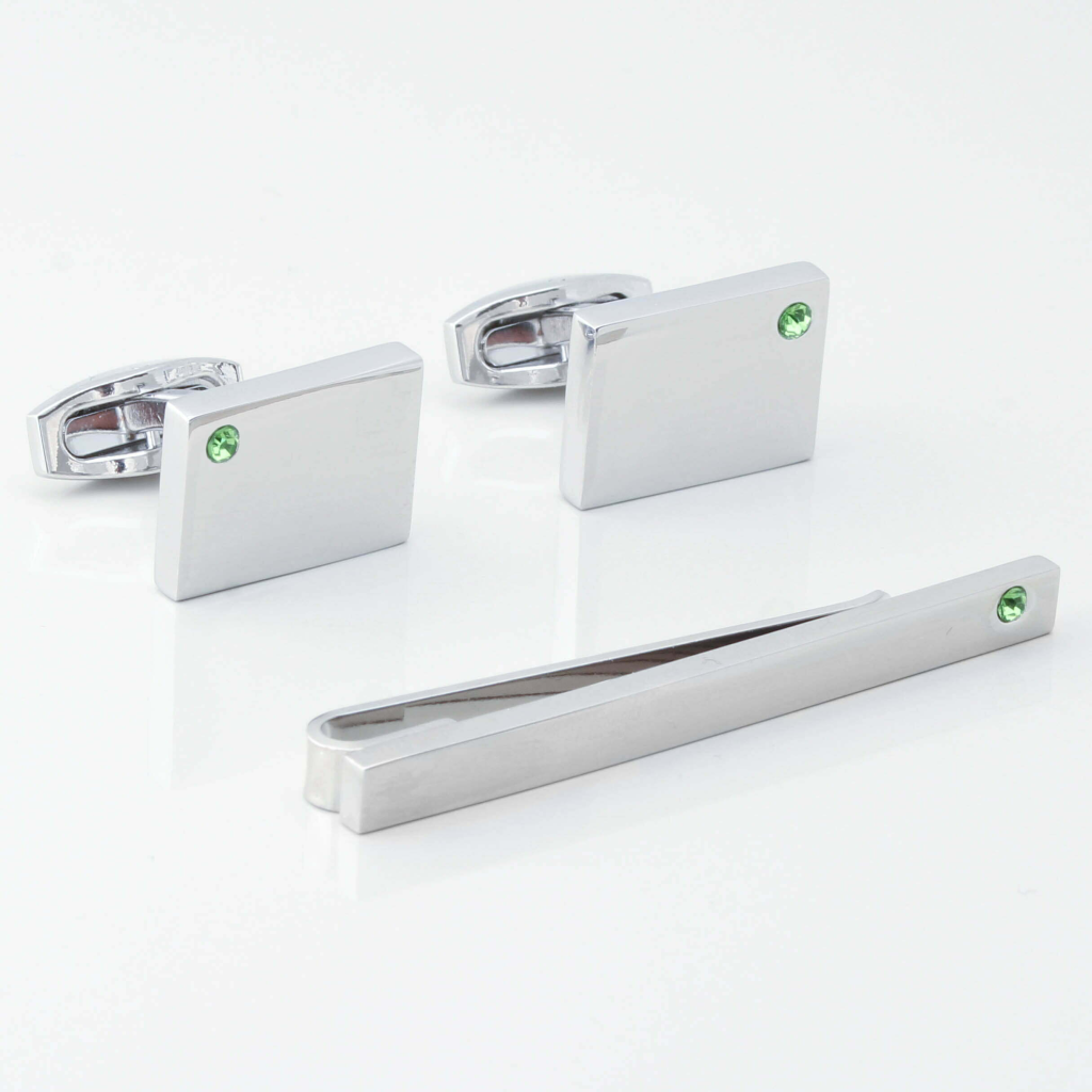 Birthstone-Peridot-Cufflinks-Tie-Slide-Set-new
