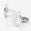 Leeds United Football Club Engraved Silver Cufflinks