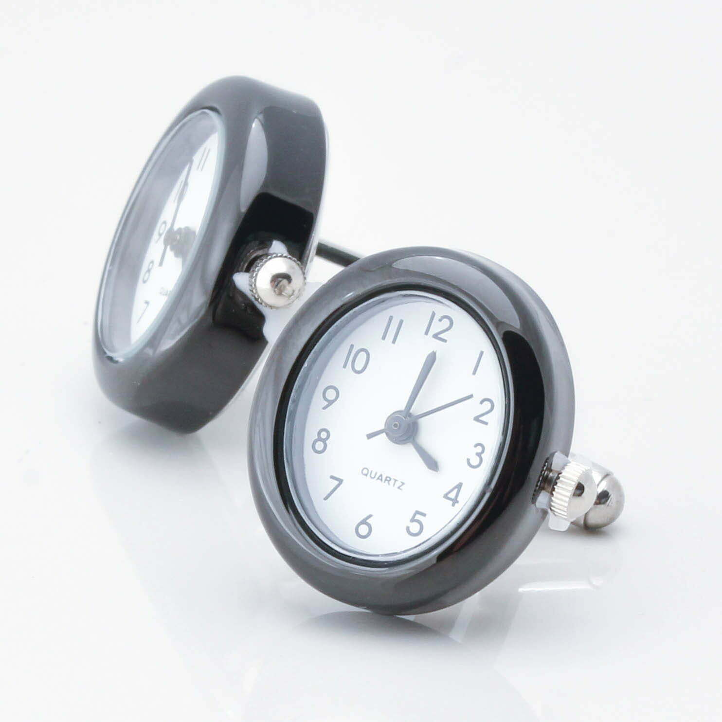 Clock Cufflinks by Badger & Brown. Handcrafted and Personalised.Badger