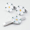 Yorkshire Rose Cufflinks Tie Slide Set 1 of 1
