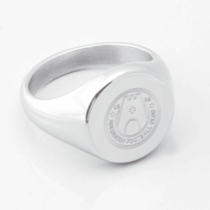Aberdeen Football Club Engraved Silver Signet Ring 1