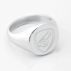 Arsenal Silver Signet Ring
