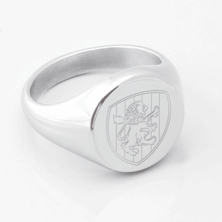 Aston Villa Silver Signet Ring