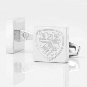 Barnsley Football Club Engraved Silver Cufflinks