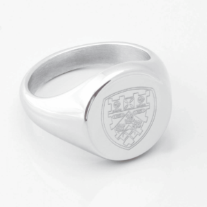 Barnsley Football Club Engraved Silver Signet Ring