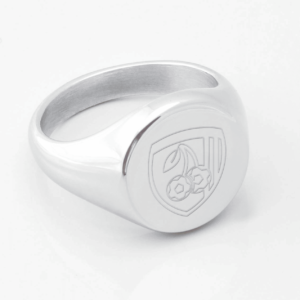 Bournemouth Football Club Engraved Silver Signet Ring