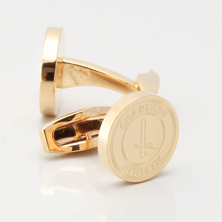 Charlton Athletic Cufflink Gold