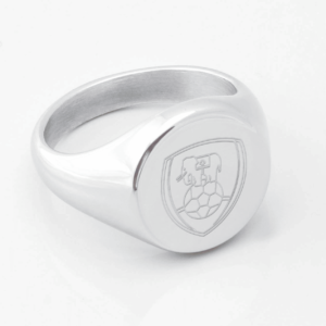 Coventry Football Club Engraved Silver Signet Ring