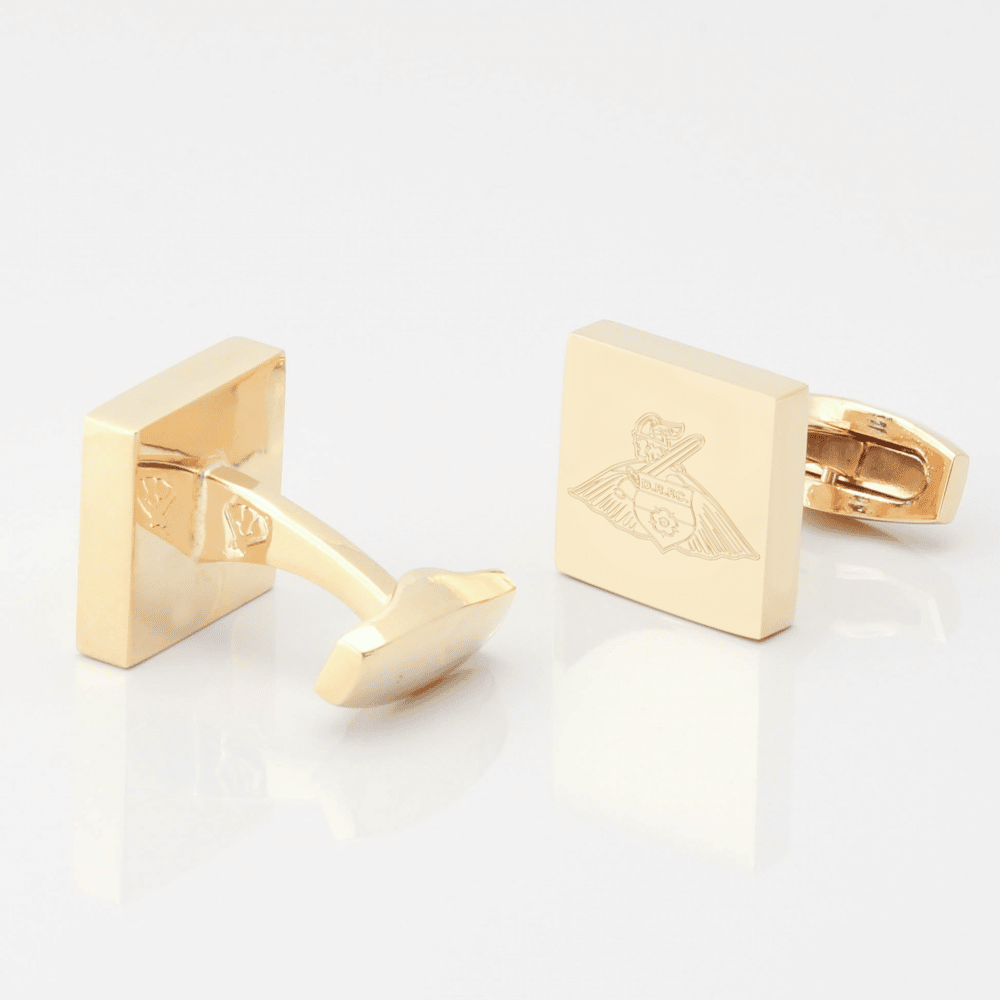 Doncaster Rovers Cufflink Gold