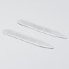 Engraved Sterling Silver Collar Stiffeners