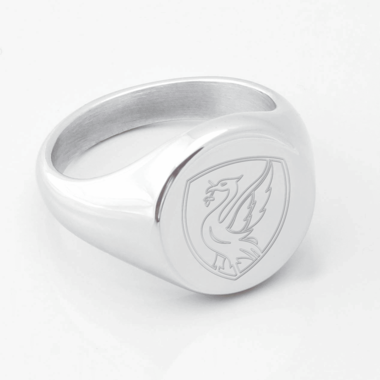 Liverpool Silver Signet Ring