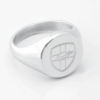 Luton Football Club Engraved Silver Signet Ring