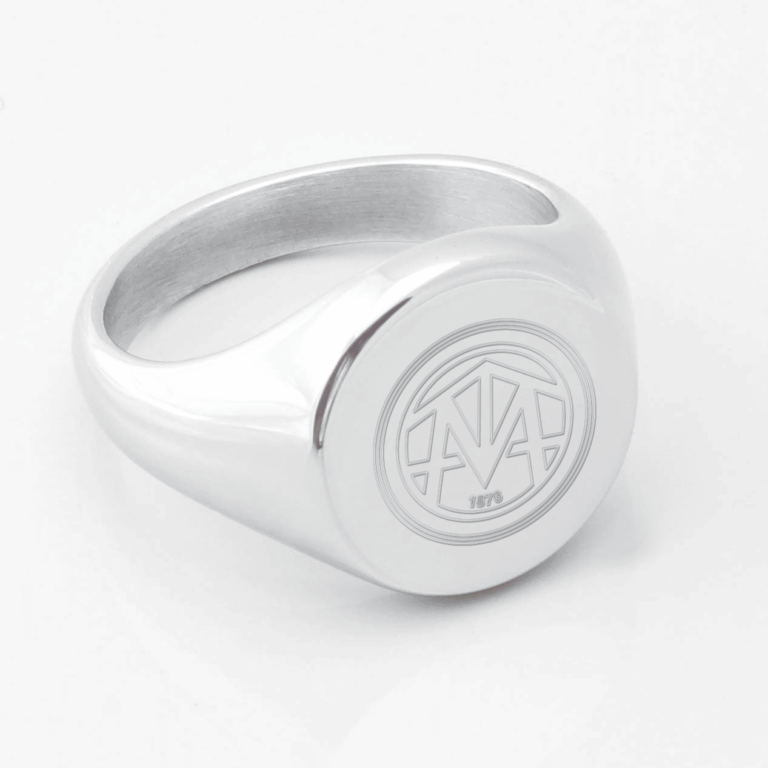 Middlesbrough Football Club Engraved Silver Signet Rings