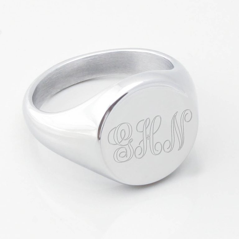 Monogram-engraved-silver-signet-ring