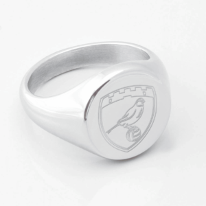 Norwich City Silver Signet Ring