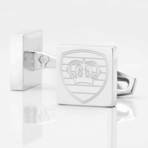 QPR Football Club Engraved Silver Cufflink