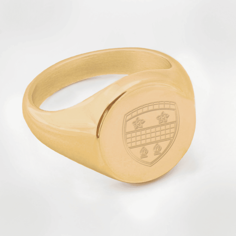 Saint Mirren Football Club Engraved Gold Signet Ring