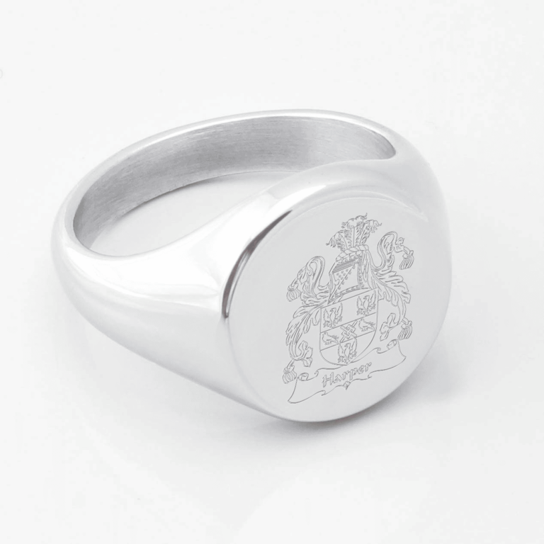 Signet Family Crest silver