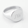 Signet Initials silver