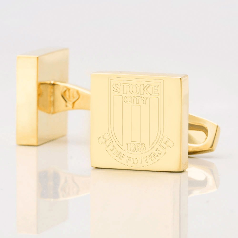 Stoke City FC Engraved Gold