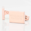 Williams Racing F1 Engraved Cufflink Rose Gold