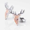 Enamel Stag Cufflinks 3380