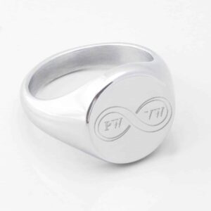 Infinity Initials silver