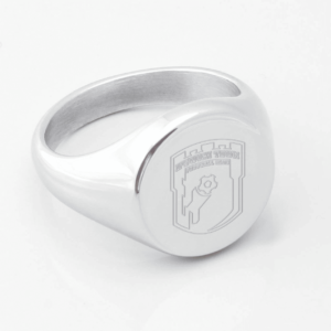 Ipswich Football Club Engraved Silver Signet Ring 1