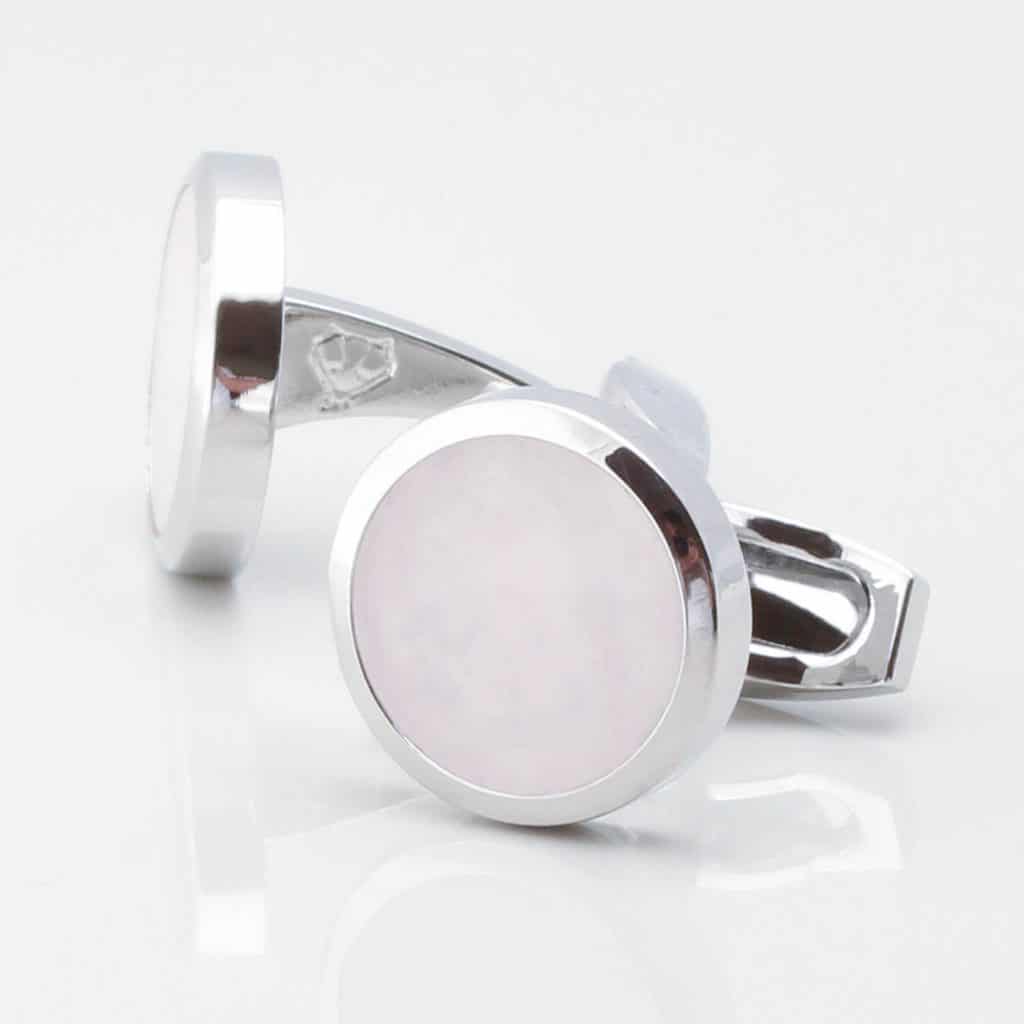 Rose Quartz Cufflinks 3318