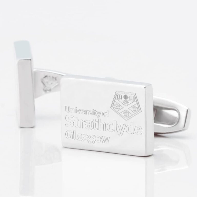 University of Strathclyde Glasgow Silver Cufflink University of Strathclyde Glasgow Silver Cufflink