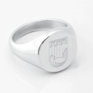 West Brom Football Club Engraved Silver Signet Rings