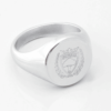 Wigan Football Club Engraved Silver Signet Rings
