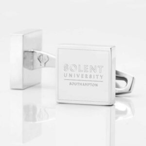solent university southampton Silver Cufflink