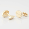 Swansea University cufflinks gold 1