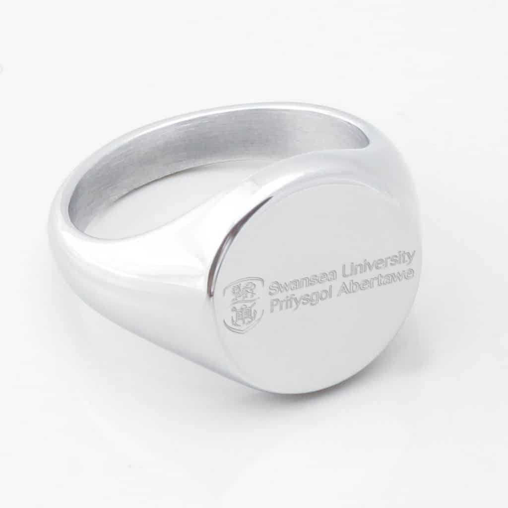 Swansea University signet silver