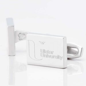 Ulster University cufflinks silver