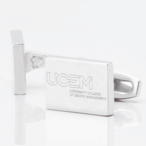 University College Of Estate Management Cufflinks Silver