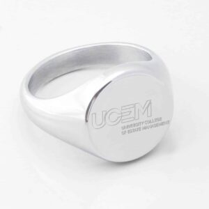 University College Of Estate Management Signet Ring Silver