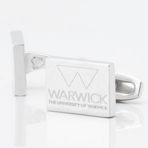 University Of Warwick Cufflinks Silver