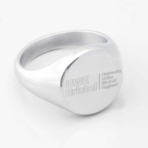 University Of West England Signet Ring Silver