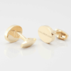 University Of West Scotland Cufflinks Gold