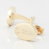 University of Sunderland cufflinks gold 2