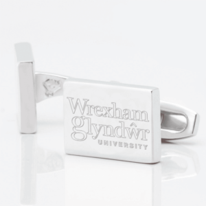 Wrexham Glyndwr University Cufflinks Silver