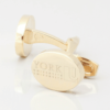 York University Cufflinks Gold 2