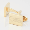 Cancer Research Institute Cufflinks Gold